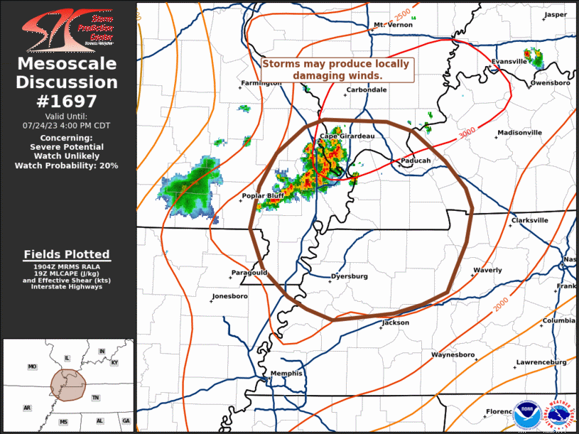 Mesoscale Discussion 1697