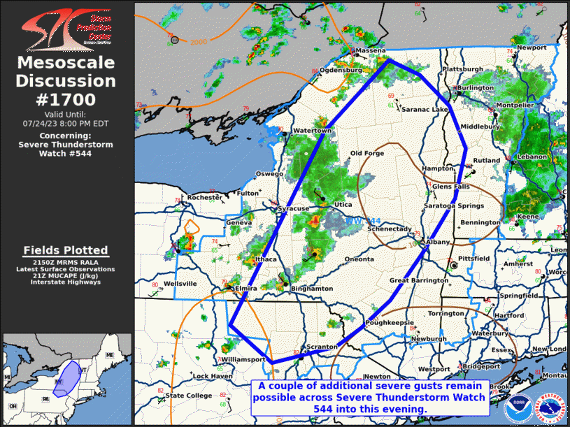 Mesoscale Discussion 1700