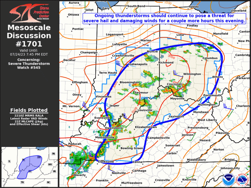 Mesoscale Discussion 1701