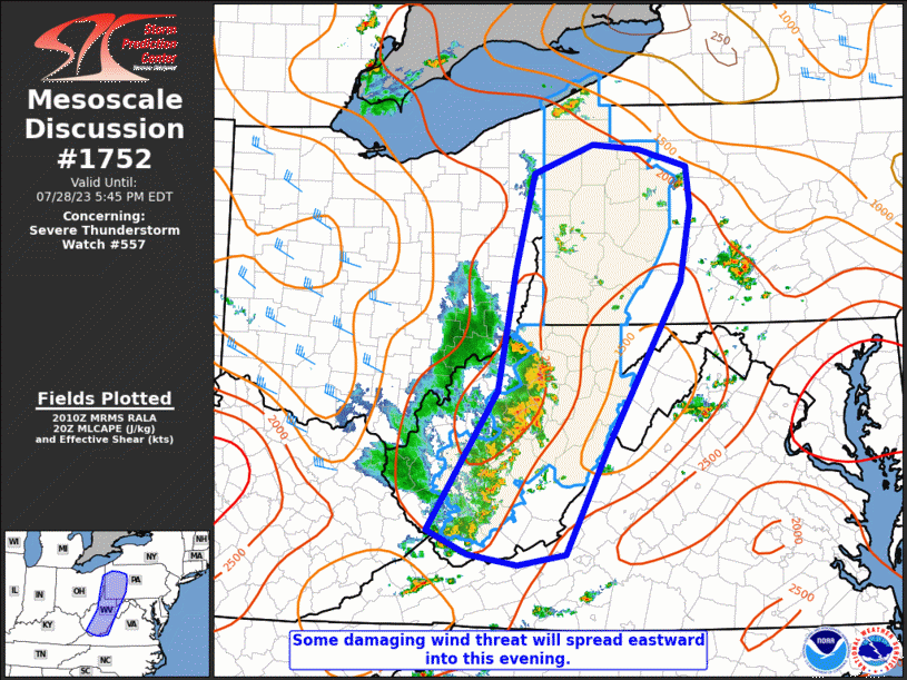 Mesoscale Discussion 1752