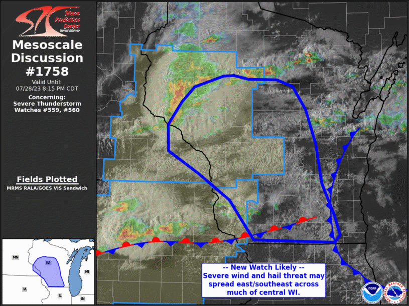 Mesoscale Discussion 1758