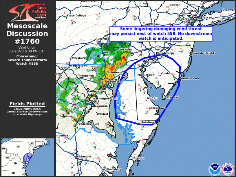 Mesoscale Discussion 1760
