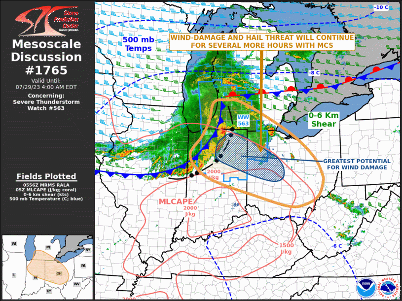 Mesoscale Discussion 1765