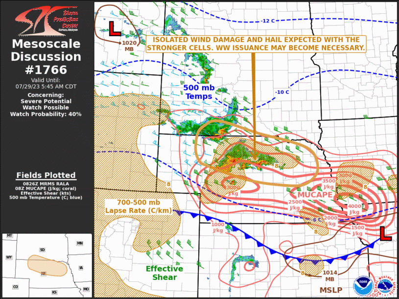 Mesoscale Discussion 1766