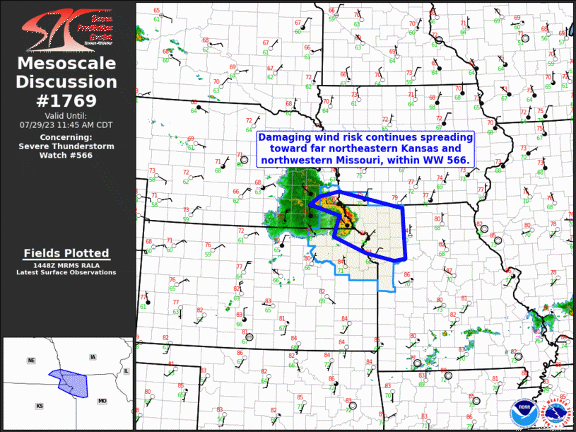 Mesoscale Discussion 1769