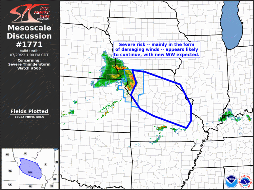 Mesoscale Discussion 1771