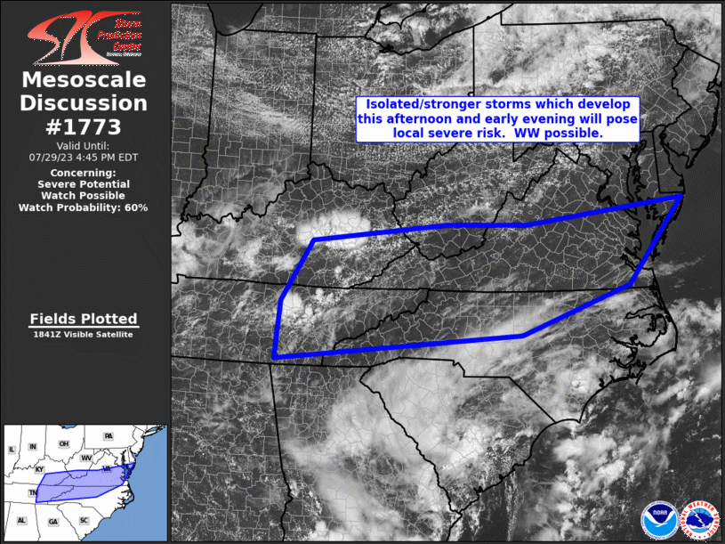 Mesoscale Discussion 1773