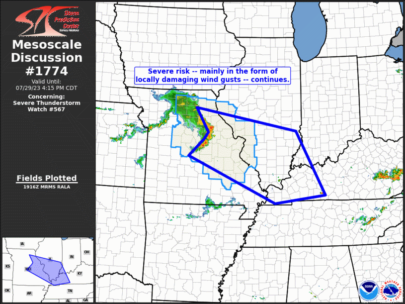Mesoscale Discussion 1774