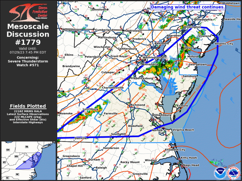 Mesoscale Discussion 1779