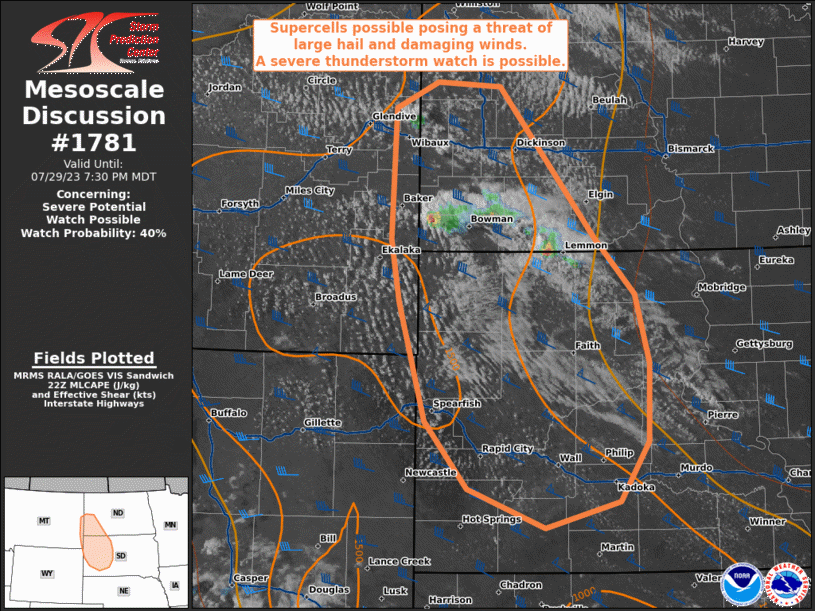 Mesoscale Discussion 1781