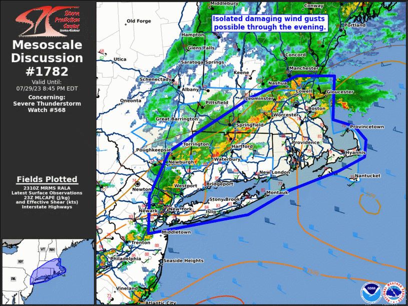 Mesoscale Discussion 1782