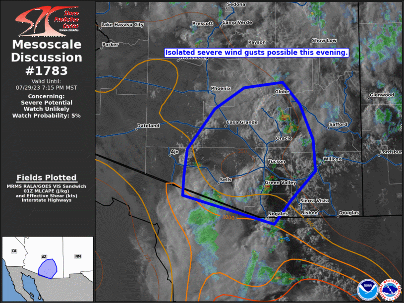 Mesoscale Discussion 1783