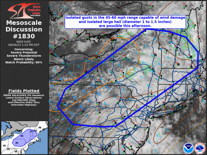 Mesoscale Discussion 1830