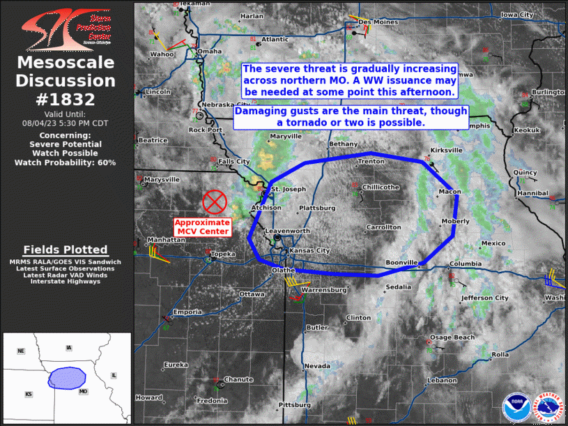 Mesoscale Discussion 1832