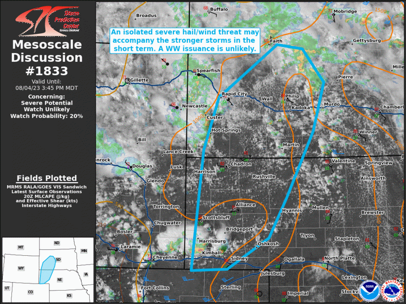 Mesoscale Discussion 1833