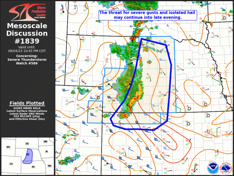 Mesoscale Discussion 1839