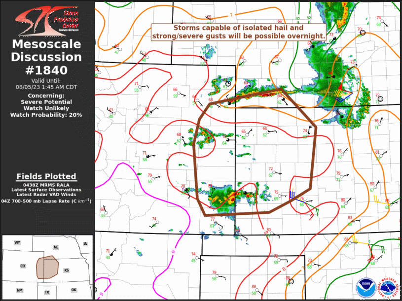 Mesoscale Discussion 1840