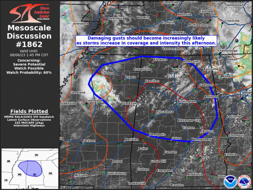Mesoscale Discussion 1862
