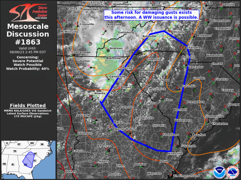Mesoscale Discussion 1863