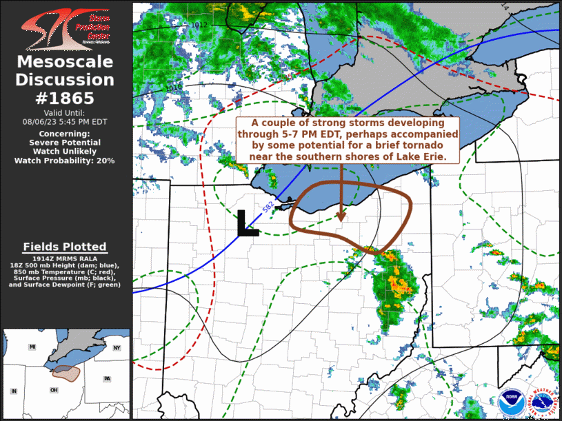 Mesoscale Discussion 1865
