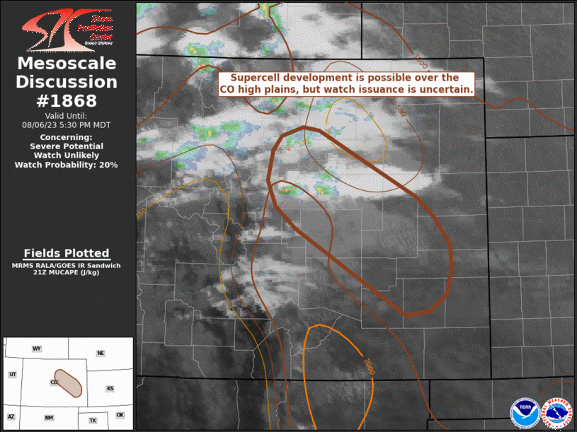 Mesoscale Discussion 1868