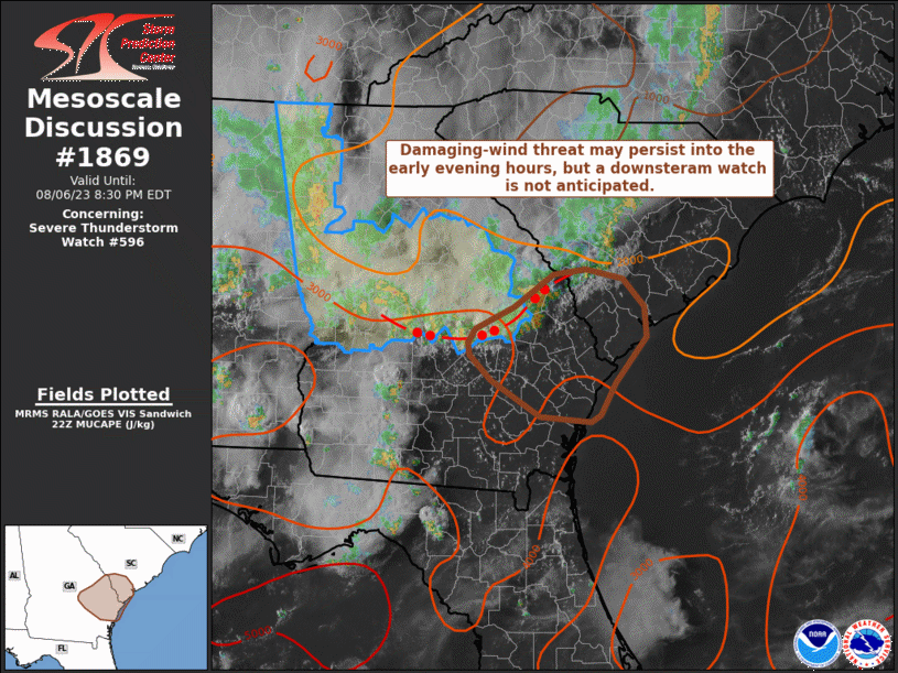 Mesoscale Discussion 1869