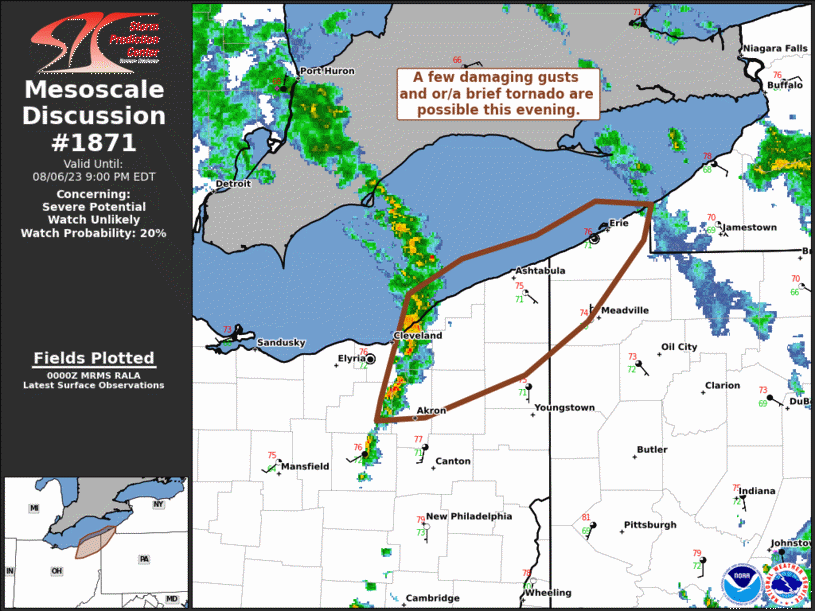 Mesoscale Discussion 1871