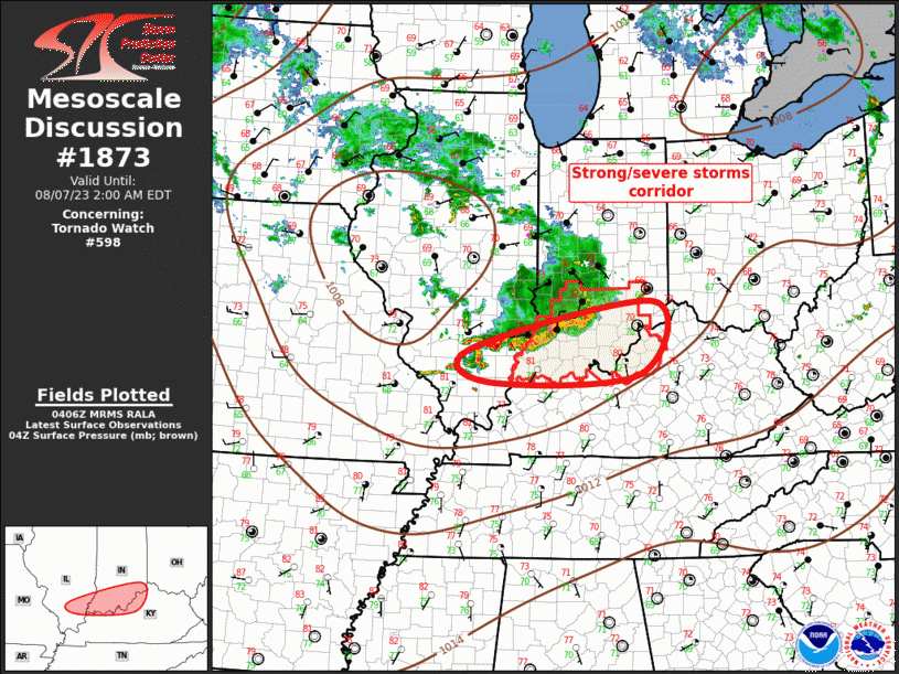 Mesoscale Discussion 1873