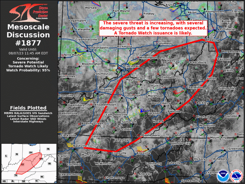 Mesoscale Discussion 1877