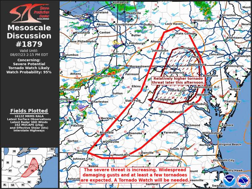Mesoscale Discussion 1879