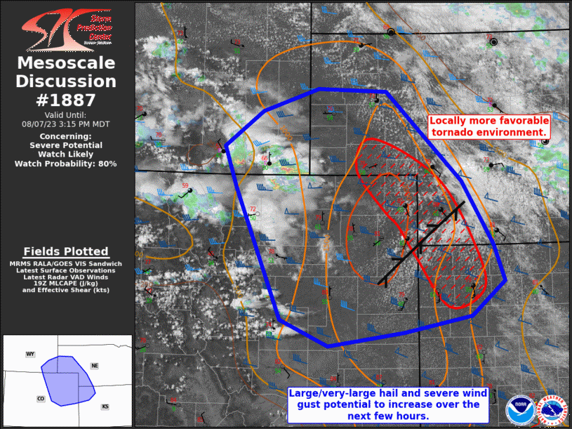 Mesoscale Discussion 1887