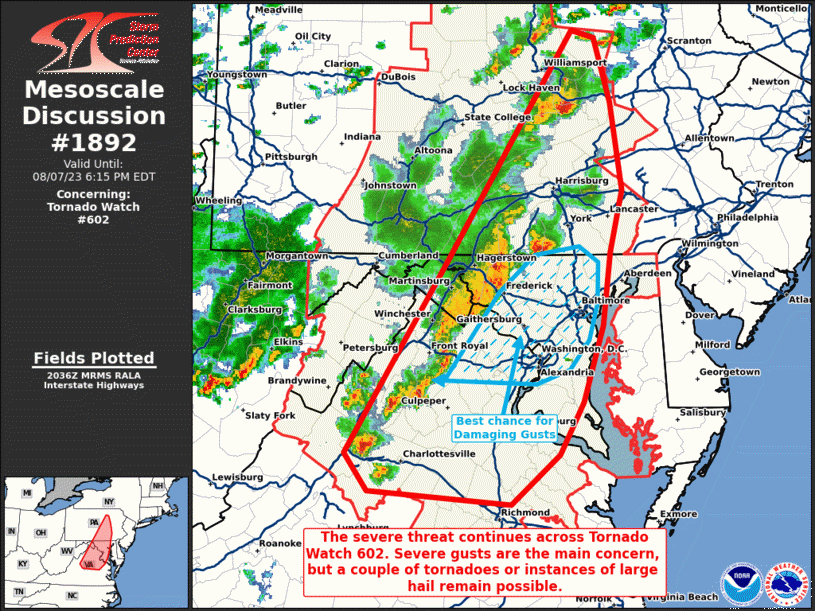 Mesoscale Discussion 1892