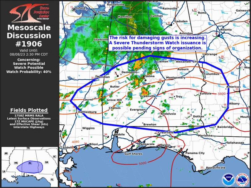 Mesoscale Discussion 1906