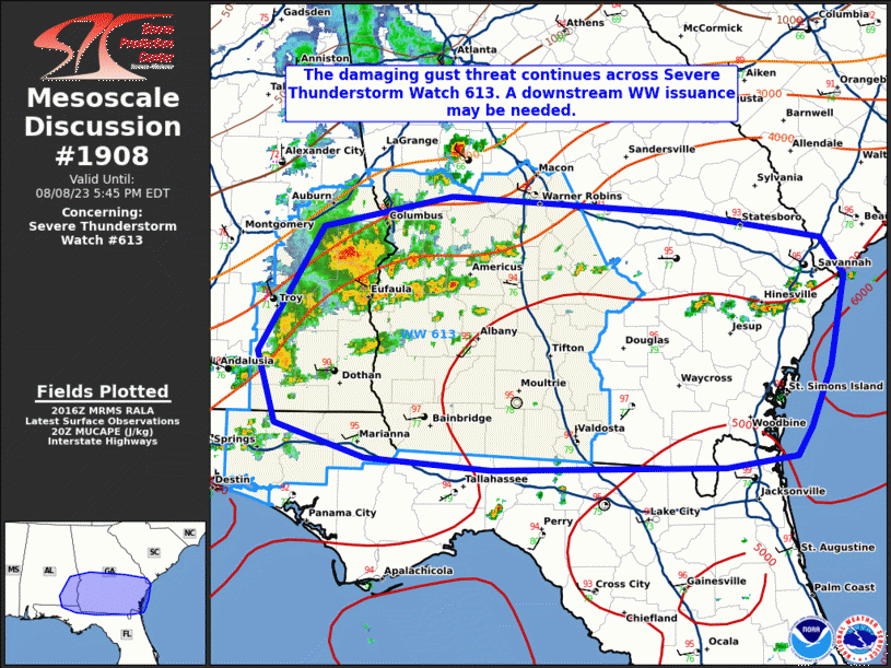 Mesoscale Discussion 1908