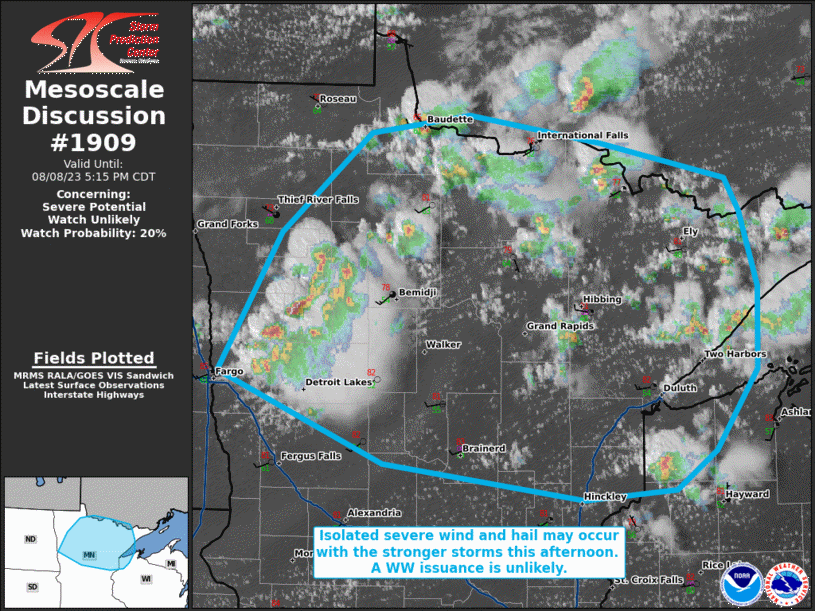 Mesoscale Discussion 1909