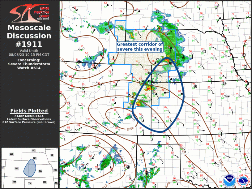 Mesoscale Discussion 1911