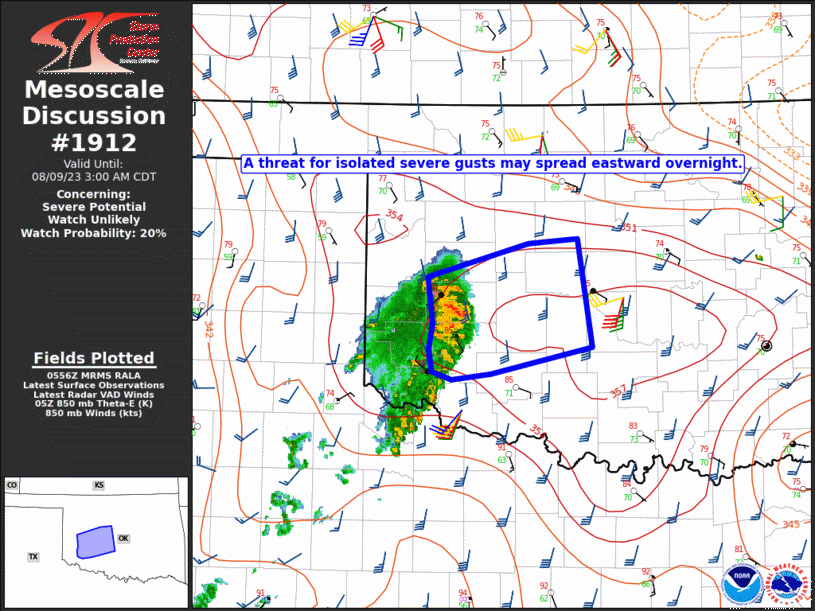 Mesoscale Discussion 1912
