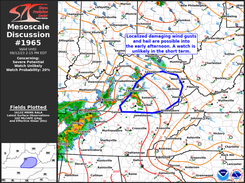 Mesoscale Discussion 1965