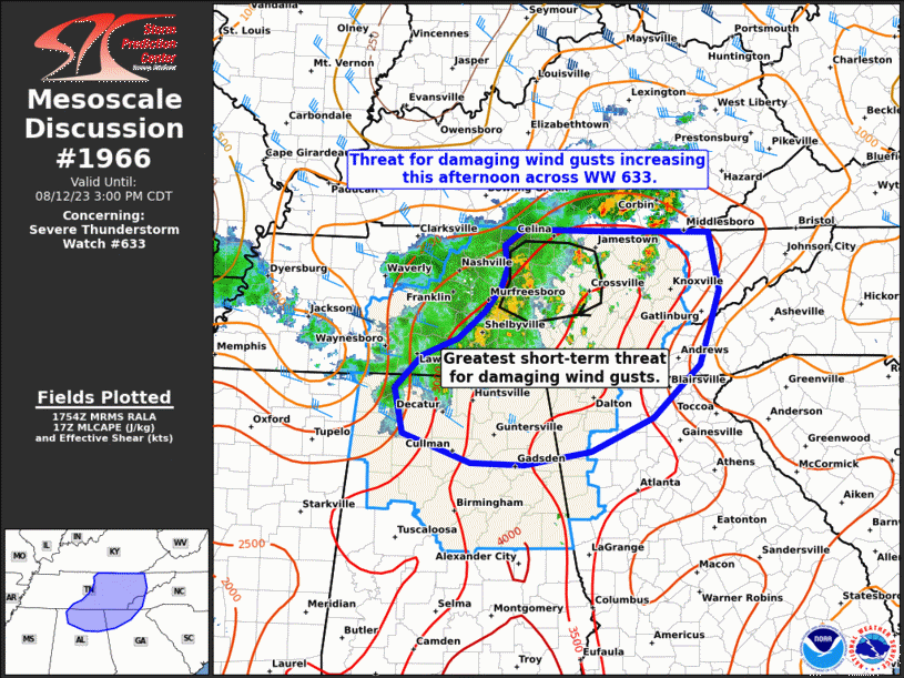 Mesoscale Discussion 1966