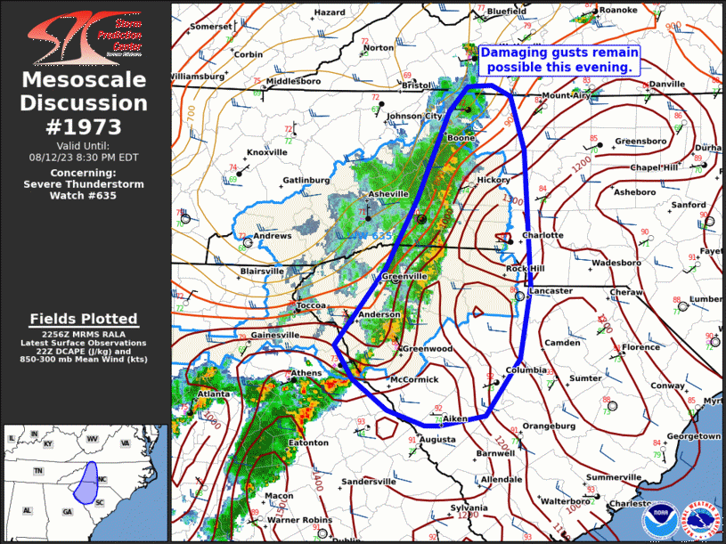 Mesoscale Discussion 1973
