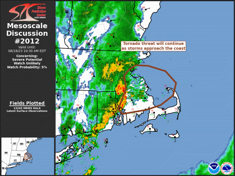 Mesoscale Discussion 2012