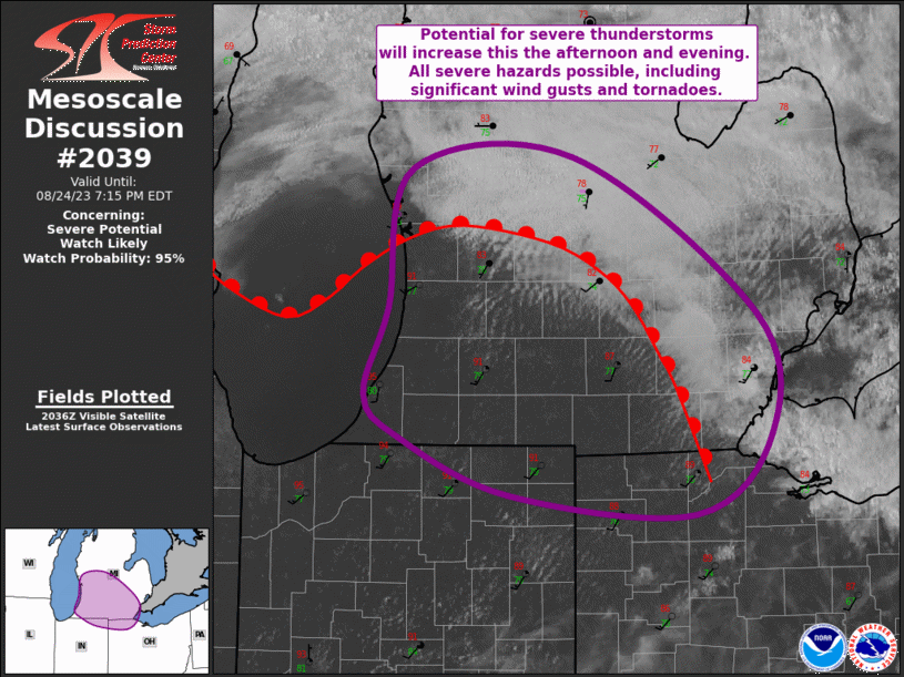 Mesoscale Discussion 2039