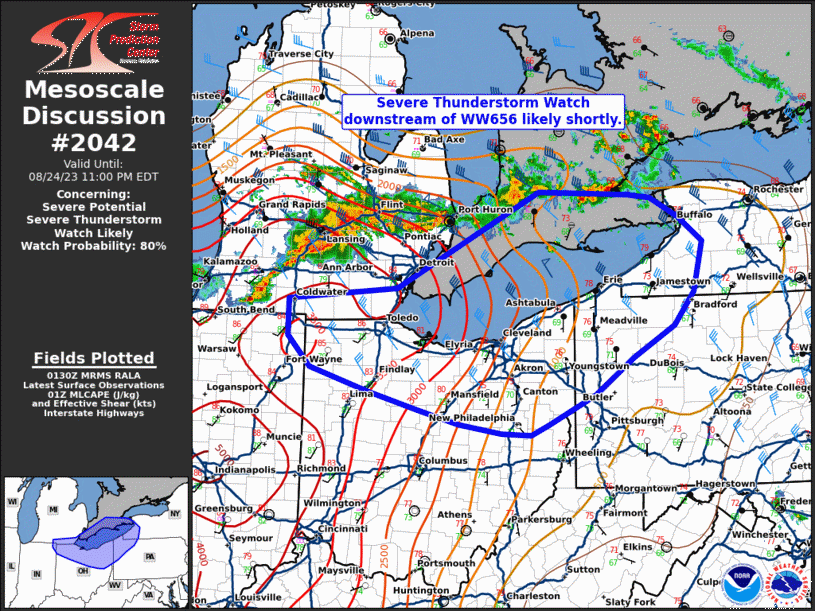 Mesoscale Discussion 2042