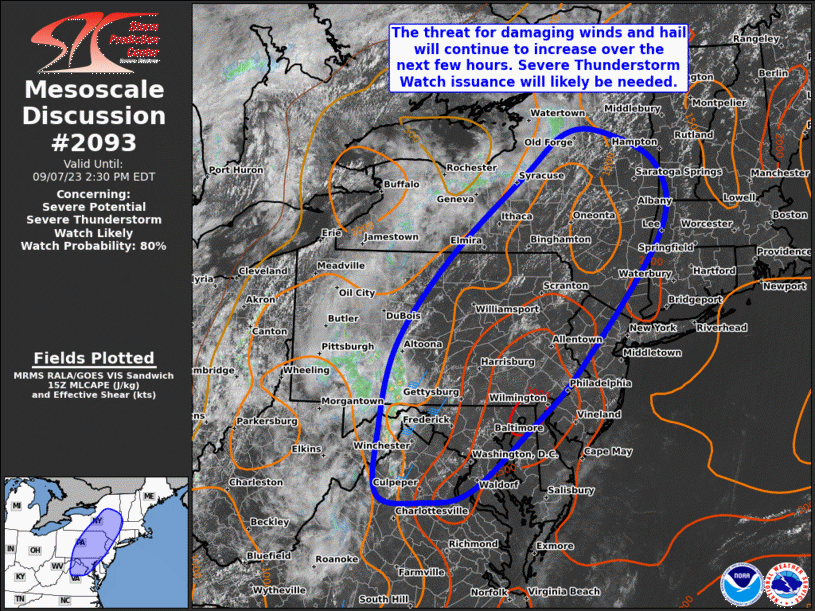 Mesoscale Discussion 2093