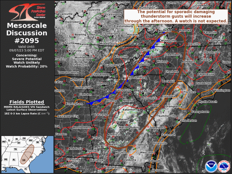 Mesoscale Discussion 2095