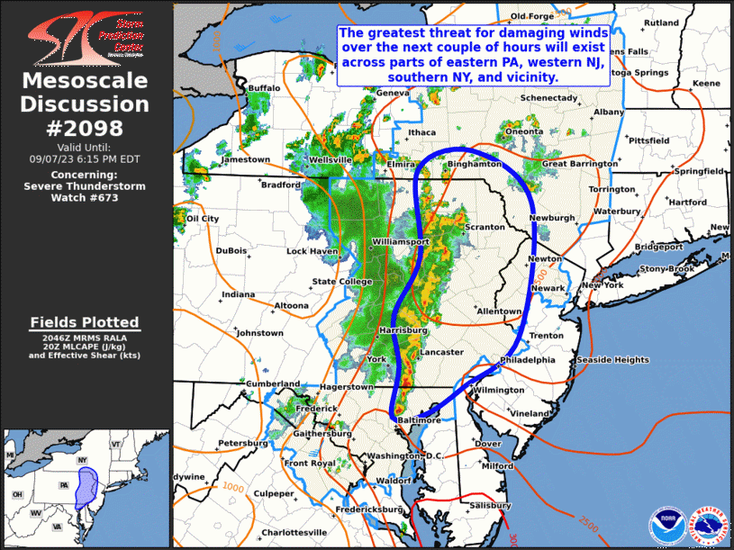 Mesoscale Discussion 2098