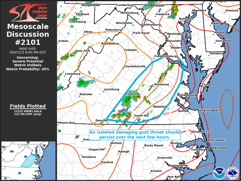 Mesoscale Discussion 2101