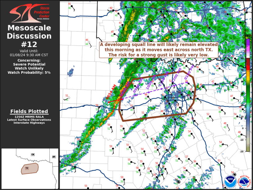 Mesoscale Discussion 12