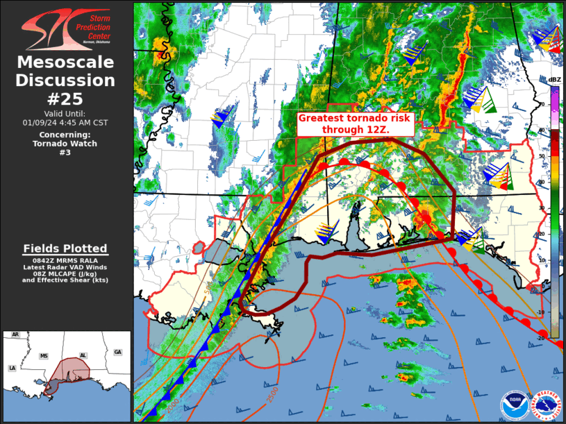 Mesoscale Discussion 25