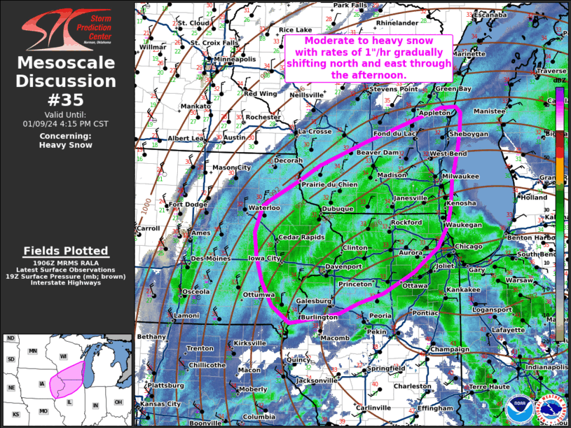 Mesoscale Discussion 35